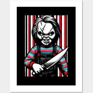 Chucky's Laughter: Menacing Grin T-Shirt Posters and Art